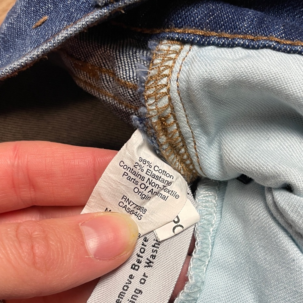 Madewell Jeans The Slim Boyjean Size 25 0 Medium Wash Denim Low to Mid Rise - Picture 5 of 6